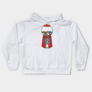 Retro Gumball Machine Kids Hoodie